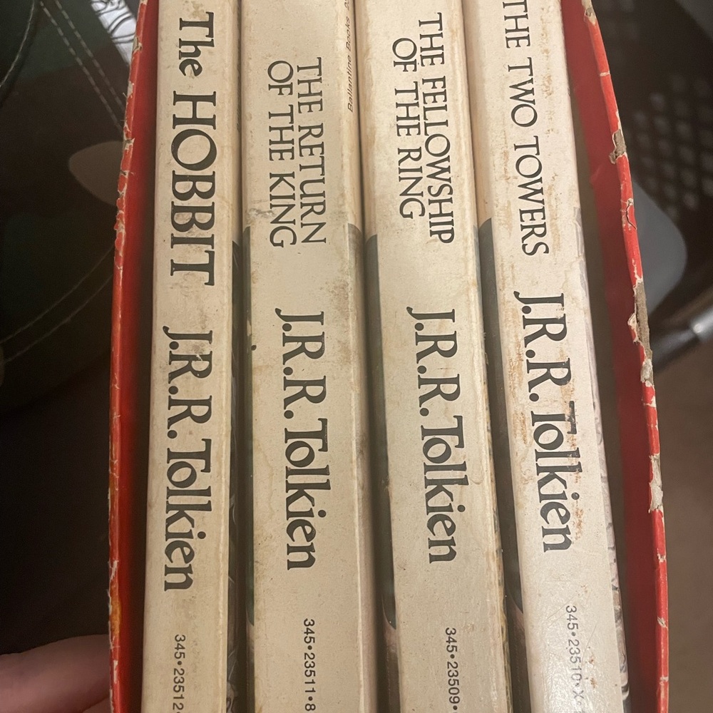 Tolkien Lord of the Rings Book Collection